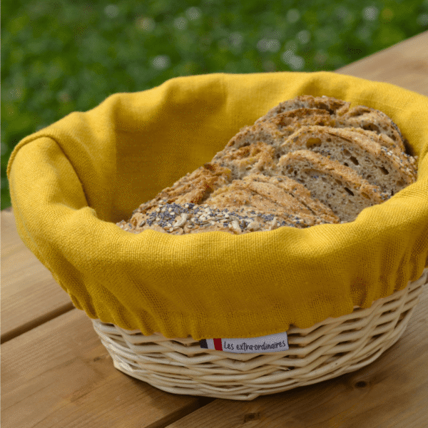 Corbeille à pain Royans - rotin miel