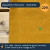 Recalé zoom sur le craquant cordon jaune avec tâche grise