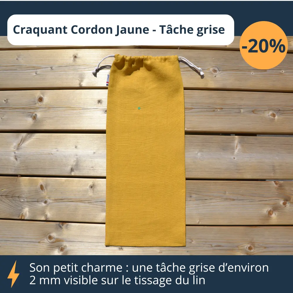 Recalé craquant cordon jaune avec tâche grise