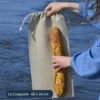 Sac à pain en lin biologique le craquant