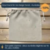 Recalé gourmand lin bio avec 2 auréoles