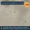 Recalé zoom sur le gourmand lin bio avec 2 auréoles