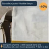 Baroudeur jaune recalé modèle d'expo zoom 2