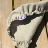 Charlotte pour banneton en lin biologique, vue pliée