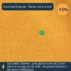 Gourmand jaune recalé avec tâche de 2 mm, zoom