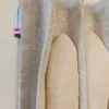 Toile à baguettes, vue zoomée avec baguettes