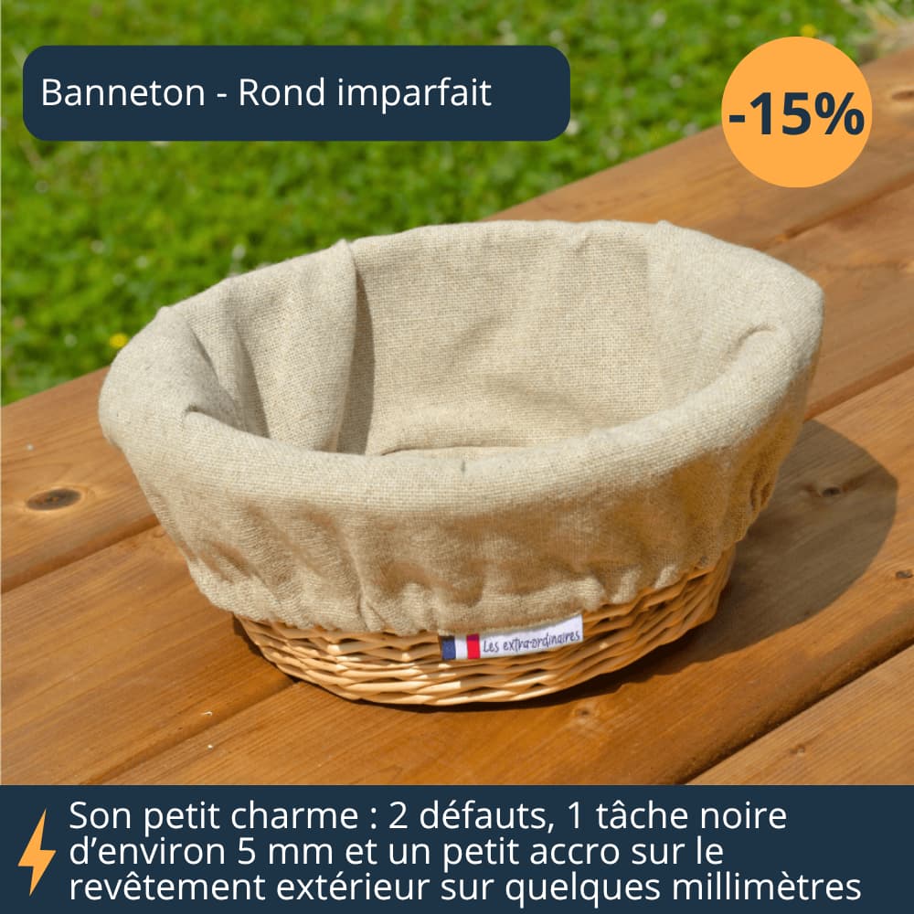 Banneton rond imparfait - recalé
