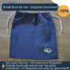 Sac à pain brodé bord de mer, recalé avec étiquette gourmand